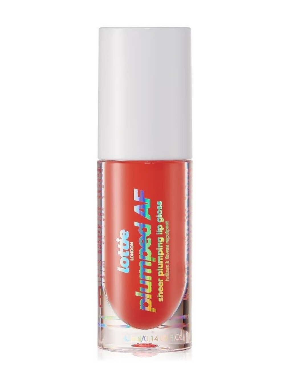 Lottie London Plumped AF Sheer Lip Gloss - Peach Please